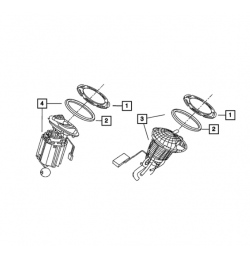 Bomba de combustible/ Kit de módulo de unidad de nivel Mopar Original